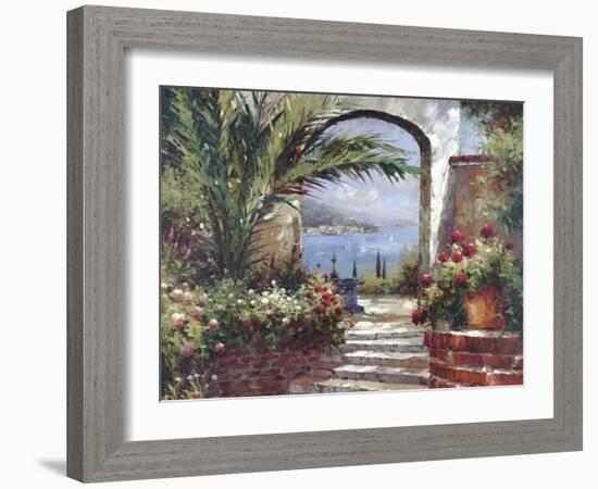 Rose Arch-Peter Bell-Framed Art Print