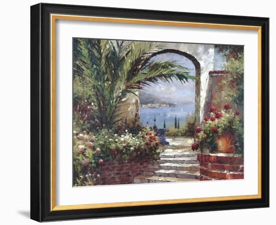 Rose Arch-Peter Bell-Framed Art Print