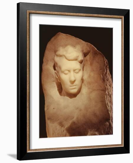 Rose Bennet (Marble)-Auguste Rodin-Framed Giclee Print