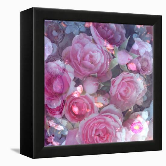 Rose Blossom with Other Flowers-Alaya Gadeh-Framed Premier Image Canvas