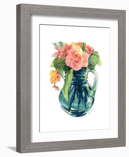 Rose Bouquet I-Julie Paton-Framed Art Print