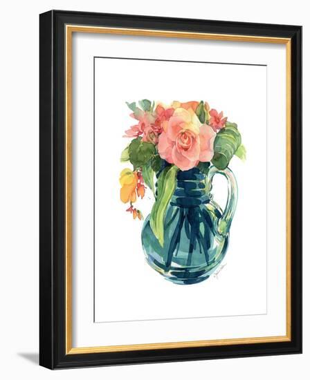 Rose Bouquet I-Julie Paton-Framed Art Print