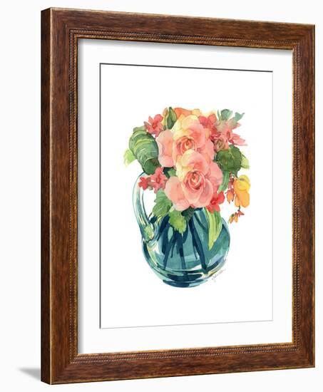 Rose Bouquet II-Julie Paton-Framed Art Print