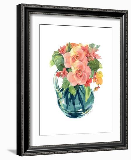 Rose Bouquet II-Julie Paton-Framed Art Print