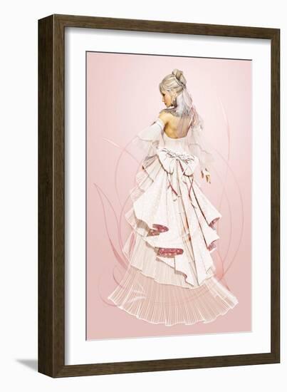 Rose Bride-Atelier Sommerland-Framed Art Print