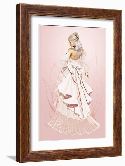 Rose Bride-Atelier Sommerland-Framed Art Print