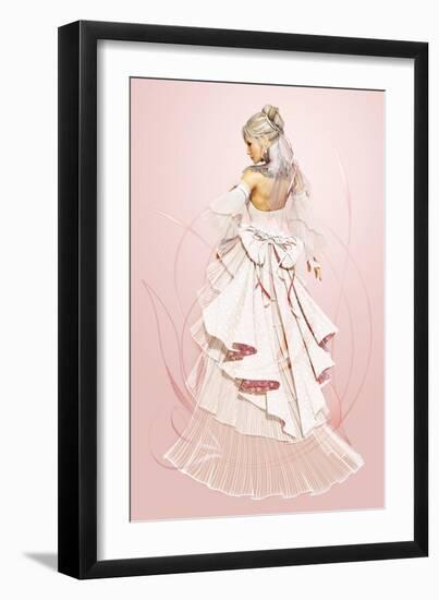 Rose Bride-Atelier Sommerland-Framed Art Print