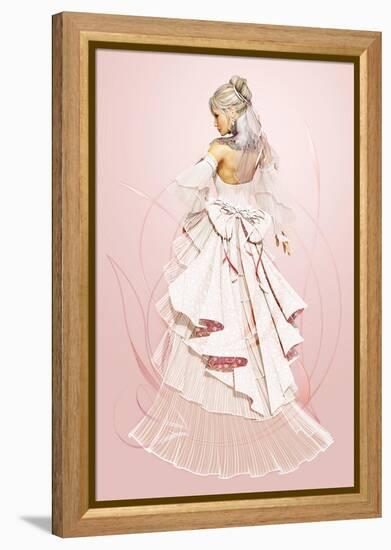 Rose Bride-Atelier Sommerland-Framed Stretched Canvas