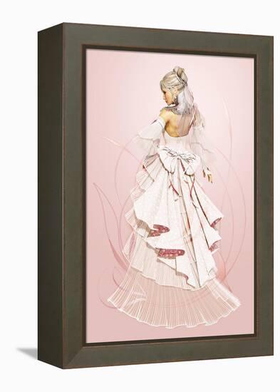 Rose Bride-Atelier Sommerland-Framed Stretched Canvas