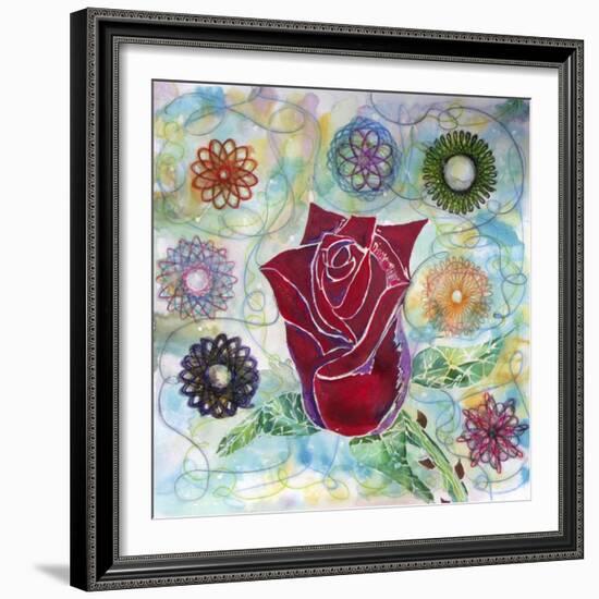 Rose Bud-Lauren Moss-Framed Giclee Print