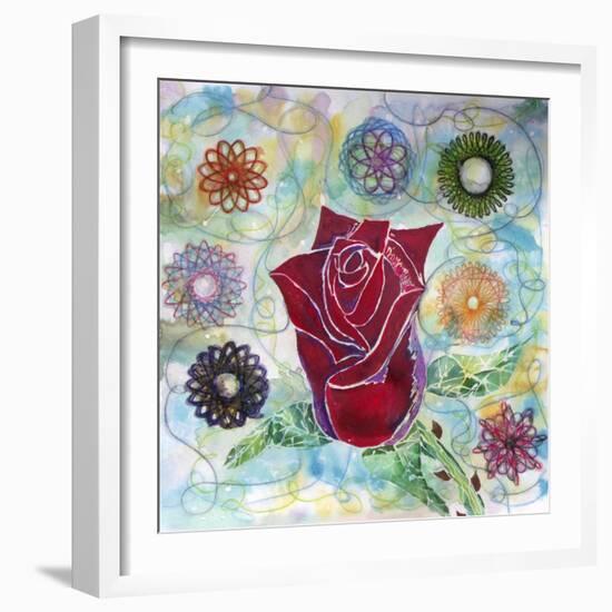 Rose Bud-Lauren Moss-Framed Giclee Print