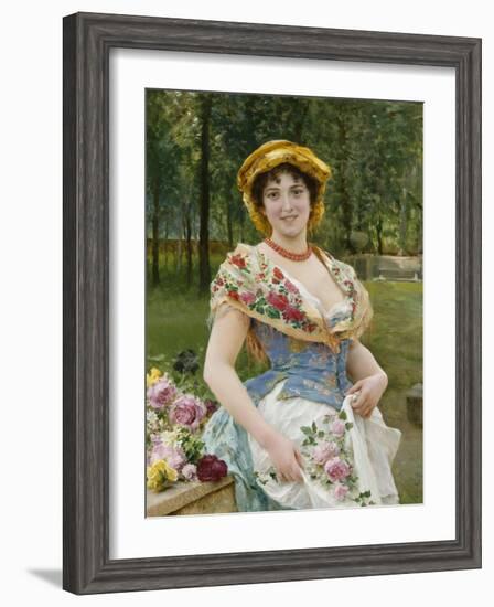 Rose Celebration, Tripudio Di Rose, 19th Century-Federigo Andreotti-Framed Giclee Print