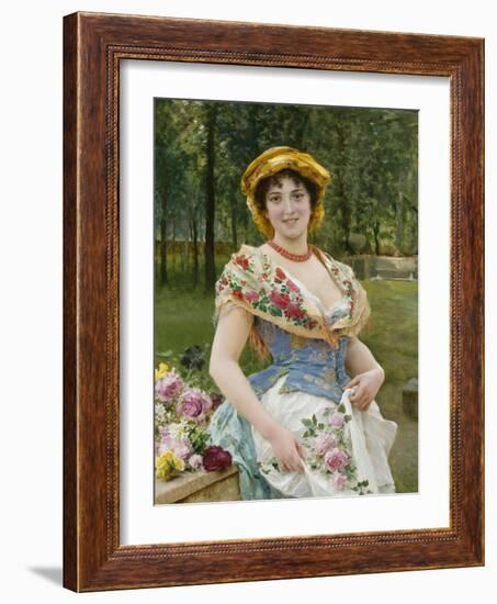 Rose Celebration, Tripudio Di Rose, 19th Century-Federigo Andreotti-Framed Giclee Print