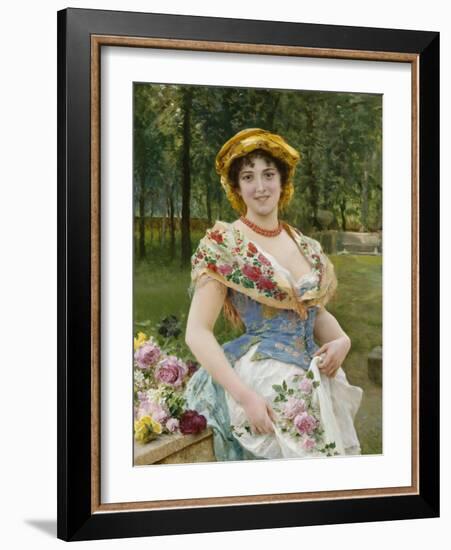 Rose Celebration, Tripudio Di Rose, 19th Century-Federigo Andreotti-Framed Giclee Print