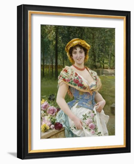 Rose Celebration, Tripudio Di Rose, 19th Century-Federigo Andreotti-Framed Giclee Print