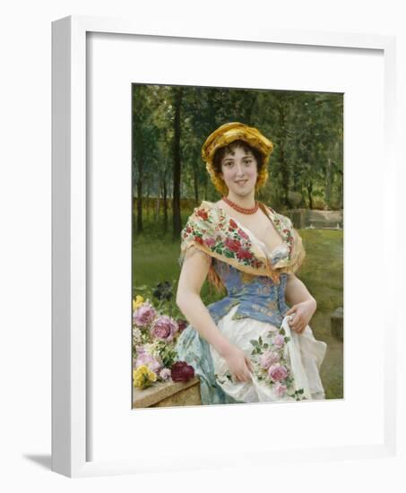 Rose Celebration, Tripudio Di Rose, 19th Century-Federigo Andreotti-Framed Premium Giclee Print