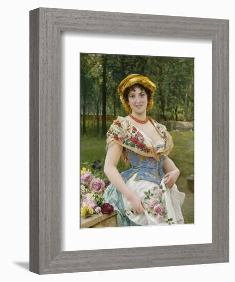 Rose Celebration, Tripudio Di Rose, 19th Century-Federigo Andreotti-Framed Giclee Print