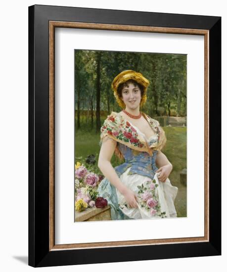 Rose Celebration, Tripudio Di Rose, 19th Century-Federigo Andreotti-Framed Giclee Print