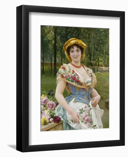 Rose Celebration, Tripudio Di Rose, 19th Century-Federigo Andreotti-Framed Giclee Print