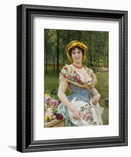 Rose Celebration, Tripudio Di Rose, 19th Century-Federigo Andreotti-Framed Giclee Print