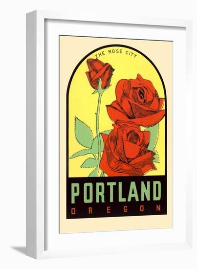 Rose City, Portland, Oregon-null-Framed Art Print