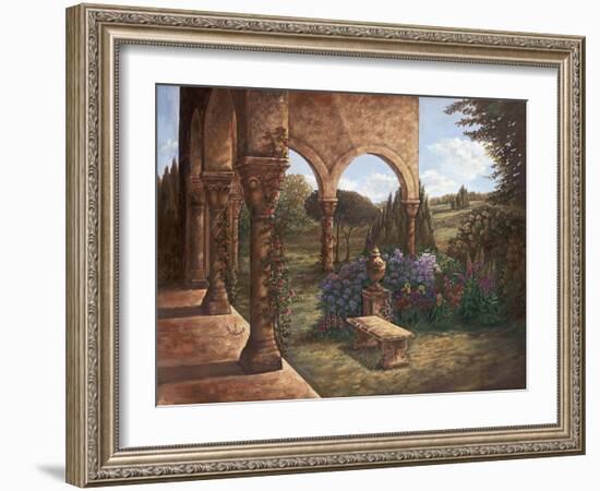 Rose Cloister-Judy Mastrangelo-Framed Giclee Print