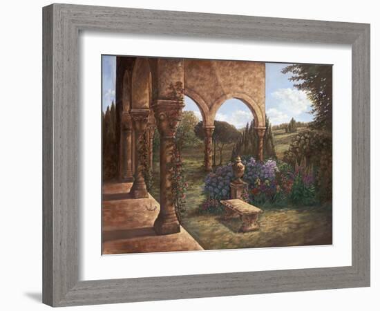 Rose Cloister-Judy Mastrangelo-Framed Giclee Print