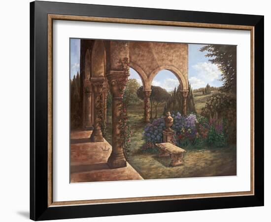 Rose Cloister-Judy Mastrangelo-Framed Giclee Print