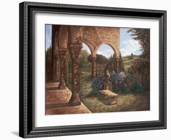 Rose Cloister-Judy Mastrangelo-Framed Giclee Print