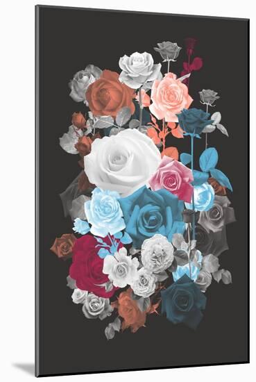 Rose Cluster-null-Mounted Art Print