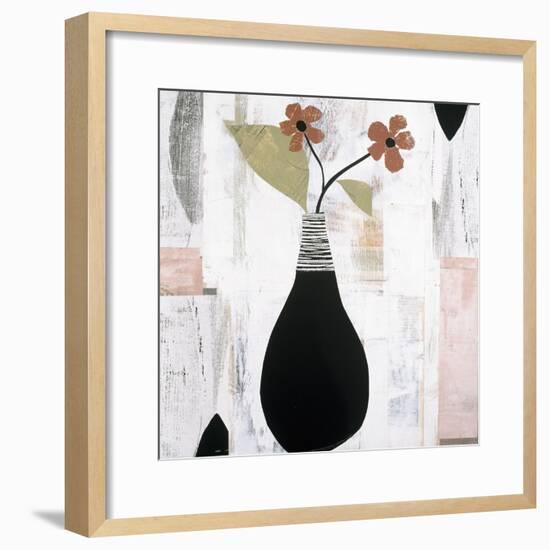 Rose Colored Floral II-Charlotte Foust-Framed Premium Giclee Print