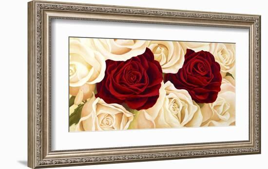 Rose Composition-Serena Biffi-Framed Art Print