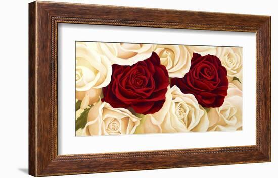 Rose Composition-Serena Biffi-Framed Art Print