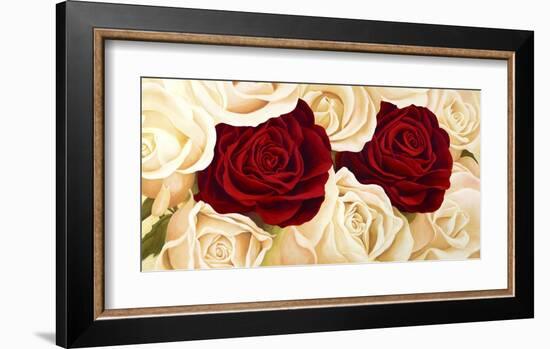 Rose Composition-Serena Biffi-Framed Art Print