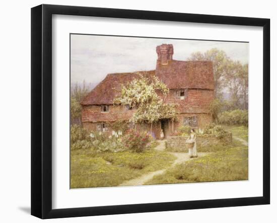 Rose Cottage, Shottermill-Helen Allingham-Framed Giclee Print
