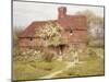Rose Cottage, Shottermill-Helen Allingham-Mounted Giclee Print