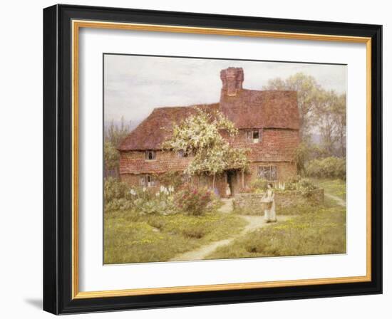 Rose Cottage, Shottermill-Helen Allingham-Framed Giclee Print