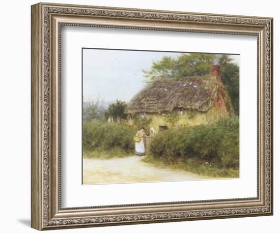 Rose Cottage-Helen Allingham-Framed Giclee Print