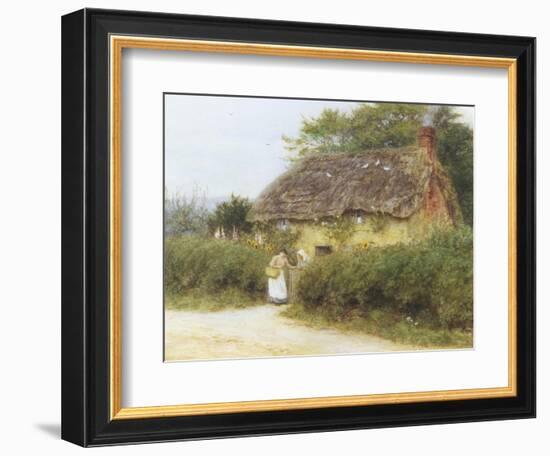 Rose Cottage-Helen Allingham-Framed Giclee Print