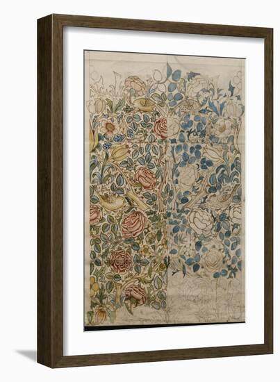 Rose, Design for Chintz-null-Framed Giclee Print