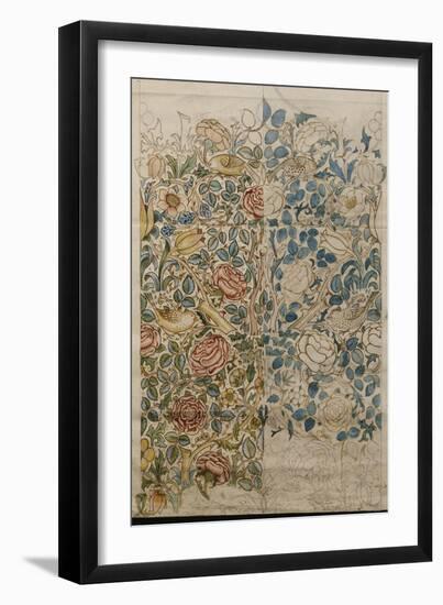 Rose, Design for Chintz-null-Framed Giclee Print