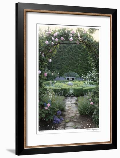 Rose Entry-Stacy Bass-Framed Giclee Print