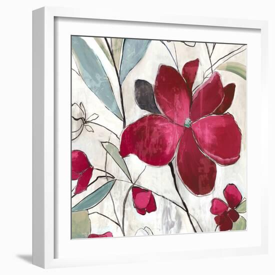 Rose Flower II-Asia Jensen-Framed Art Print