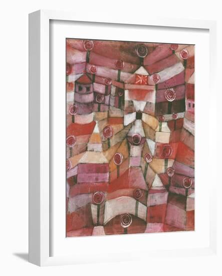 Rose Garden, 1920-Paul Klee-Framed Premium Giclee Print