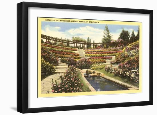 Rose Garden, Berkeley, California-null-Framed Art Print