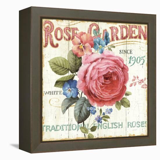 Rose Garden I-Lisa Audit-Framed Stretched Canvas