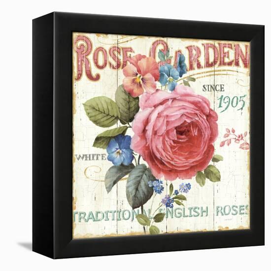 Rose Garden I-Lisa Audit-Framed Stretched Canvas