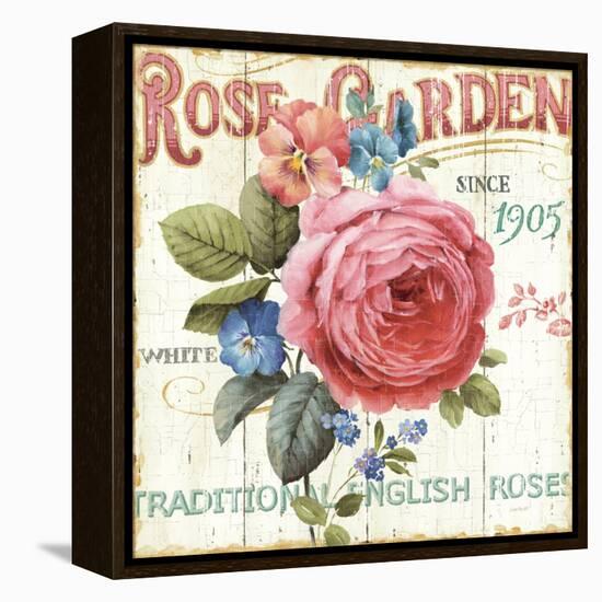 Rose Garden I-Lisa Audit-Framed Stretched Canvas