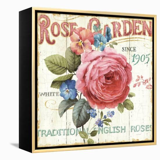 Rose Garden I-Lisa Audit-Framed Stretched Canvas