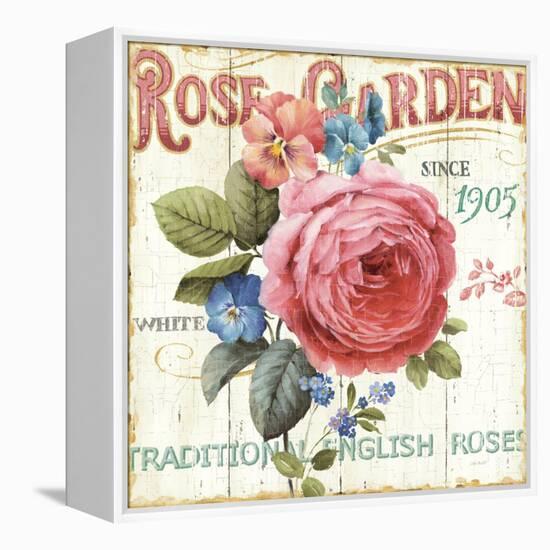 Rose Garden I-Lisa Audit-Framed Stretched Canvas